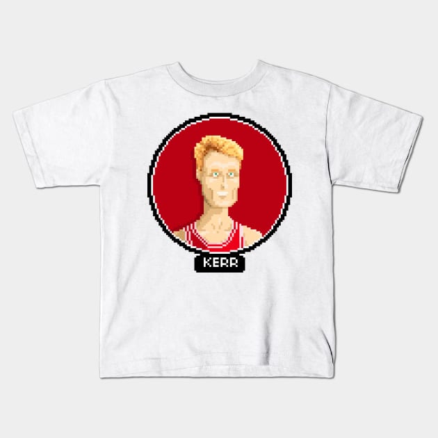 Steve Kerr Kids T-Shirt by PixelFaces